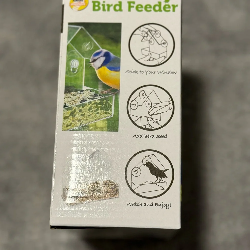 Clear Window Bird Feeder by Ideas in Motion